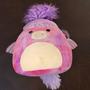 Squishmallows Squishdoos 14''  Tie-Dye Pink and Purple Willow the Pegasus